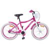 vidaXL Kinderfiets 18 Inch voor 5-7 jaar Roze