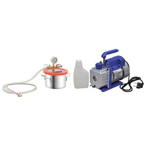 vidaXL Vacu&uuml;mkamer met 1-traps pomp 3,7 L