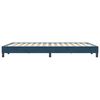 vidaXL Bedframe zonder matras 140x220 cm fluweel donkerblauw