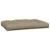vidaXL Palletkussens 5 st stof taupe