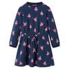 vidaXL Kinderjurk 128 marineblauw