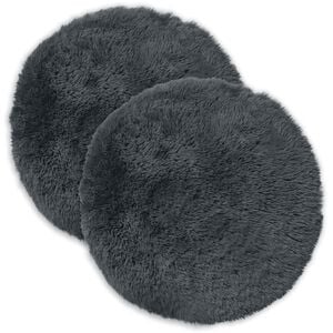 vidaXL Kussen met kussen HEERLEN 6 st Antraciet PV Fleece