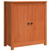 vidaXL Dressoir Wasbruin 70 x 35 x 80 cm Massief grenenhout