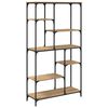 vidaXL Boekenkast Artisan Eiken 99 x 35,5 x 176 cm Bewerkt hout