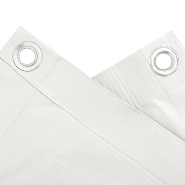 vidaXL Balkonscherm 800x75 cm PVC wit