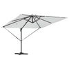 vidaXL Parasol Zand 286 x 285 x 270 cm Aluminium