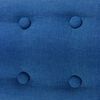 vidaXL Fauteuil stof blauw
