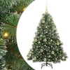 vidaXL Kunstkerstboom Groen 120 cm PE en PVC