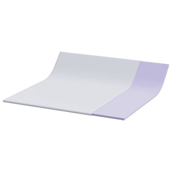 vidaXL matrastopper Wit 200 x 200 cm Jacquard Stof