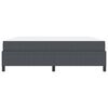 vidaXL Bedframe met matras Donkergrijs 180 x 200 cm Stof