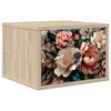 vidaXL Wandkastje BORNE Sonoma Eiken 36 x 33 x 25 cm Bewerkt hout