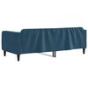 vidaXL Slaapbank 90x200 cm fluweel blauw