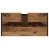 vidaXL Badkamer Kast met opslag Oud Hout 60 x 30 x 60 cm Bewerkt hout