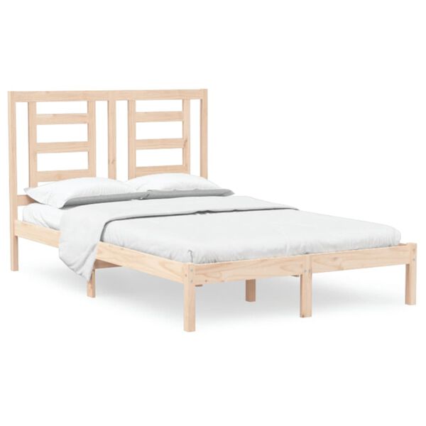 vidaXL Bedframe massief hout 120x190 cm