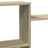vidaXL Wandschap 159x18x65 cm bewerkt hout sonoma eikenkleurig