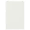vidaXL Plantenbak 52x48x75 cm staal wit