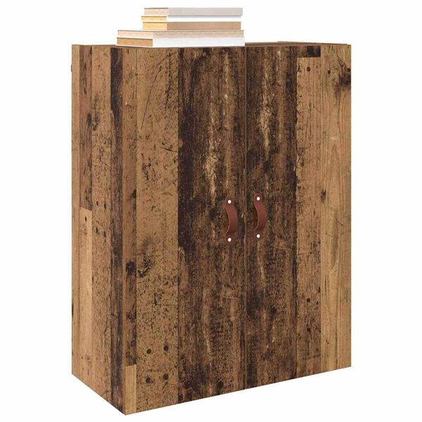 vidaXL Wandkast 2 pcs Oudhout 69,5 x 34 x 90 cm Bewerkt hout