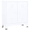 vidaXL Opbergkast industrieel 90x40x100 cm staal wit