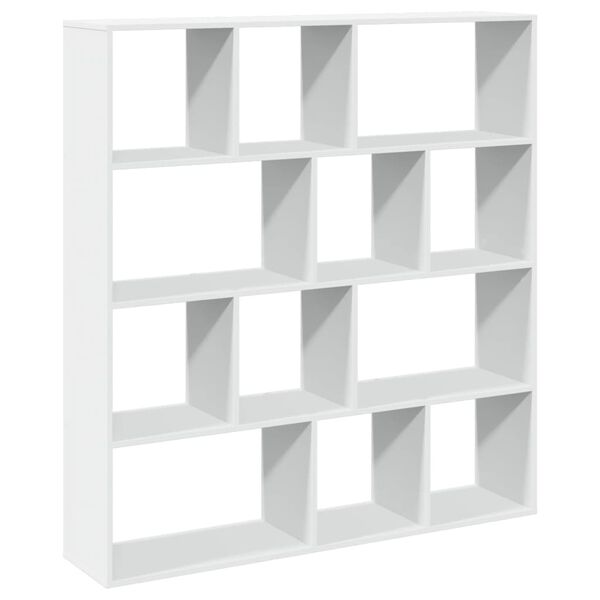 vidaXL Boekenkast 132x29x141,5 cm bewerkt hout wit
