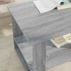 vidaXL Salontafel Grijs Sonoma 72 x 50 x 50 cm Bewerkt hout
