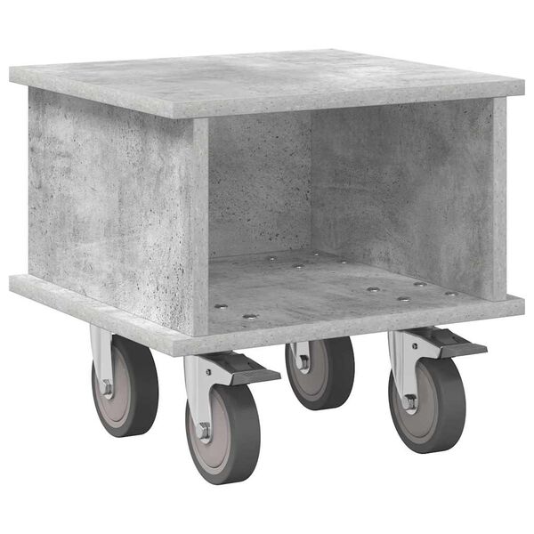 vidaXL TV-standaard Beton Grijs 37 x 35 x 35 cm Bewerkt hout