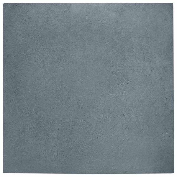 vidaXL Nep Konijnenbont Tapijt Olite Antraciet 160 x 160 cm Polyester