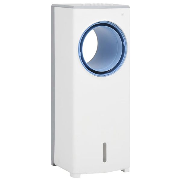 vidaXL Luchtkoeler draagbaar 3-in-1 80 W 264x255x680 cm wit