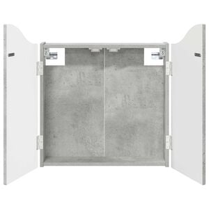 vidaXL Dartbord Kabinet Betongrijs 56 x 12 x 63 cm Bewerkt hout