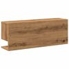 vidaXL Wandkast 80x20x30 cm bewerkt hout artinsanaal eikenkleurig