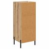 vidaXL Dressoir artisanaal eikenkleurig 34 x 34.5 x 90 cm Bewerkt hout