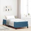 vidaXL Boxspringbed met matras Donkerblauw 80 x 210 cm Stof
