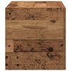 vidaXL Wandkast 80x39x40 cm bewerkt hout oud houtkleurig