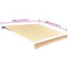 vidaXL Luifeldoek 4,5x3 m canvas oranje en wit