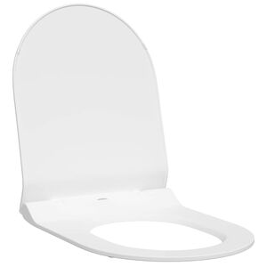 vidaXL Toiletzitting Verstelbaar Wit 50 x 36,5 x 5 cm Polypropyleen