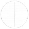 vidaXL Barbecuerooster rond &Oslash;50 cm 304 roestvrij staal
