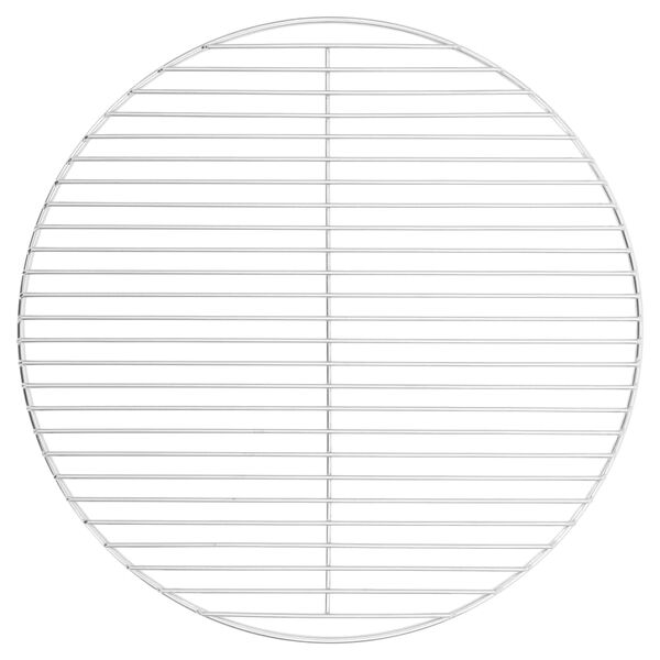 vidaXL Barbecuerooster rond &Oslash;50 cm 304 roestvrij staal