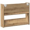 vidaXL Schoenenkast 2 pcs Artisan Eiken 85 x 18 x 90 cm Bewerkt hout