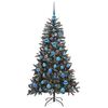 vidaXL Kunstkerstboom met 150 LED Groen 150 cm PVC en Plastic en Staal