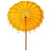 vidaXL Balinese Parasol Geel 185 x 185 x 260 cm