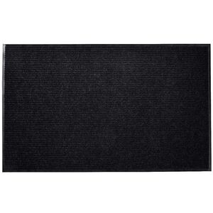 vidaXL Deurmat 90x60 cm PVC zwart