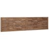 vidaXL Bed Hoofdbord Naturel Massief Teakhout