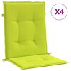 vidaXL Tuinstoelkussens 4 st 100x50x3 cm oxford stof heldergroen