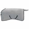 vidaXL Paardendeken Volledig Lichtgrijs en Roze 75 cm Polyester Fleece