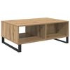 vidaXL Salontafel Artisan Eiken 90 x 60 x 35 cm Bewerkt hout