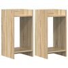 vidaXL Plantenstandaard 2 st Sonoma Eiken 30 x 30 x 60 cm