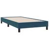 vidaXL Boxspring zonder matras fluweel donkerblauw 100x210 cm