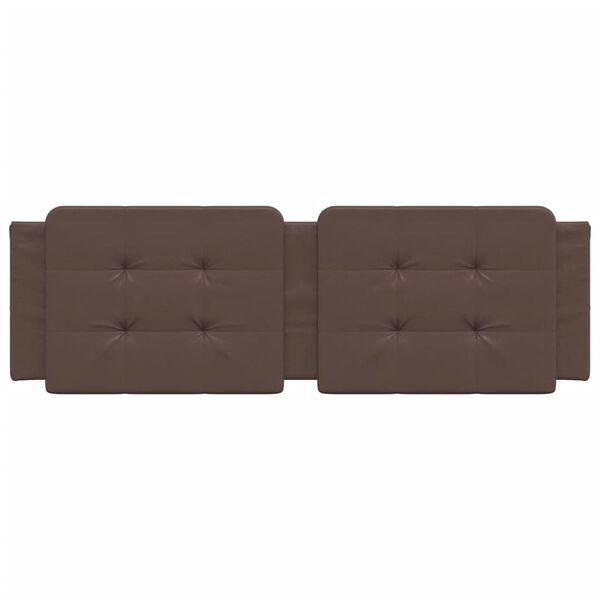 vidaXL Hoofdbordkussen "Zadar" 160 cm kunstleer bruin