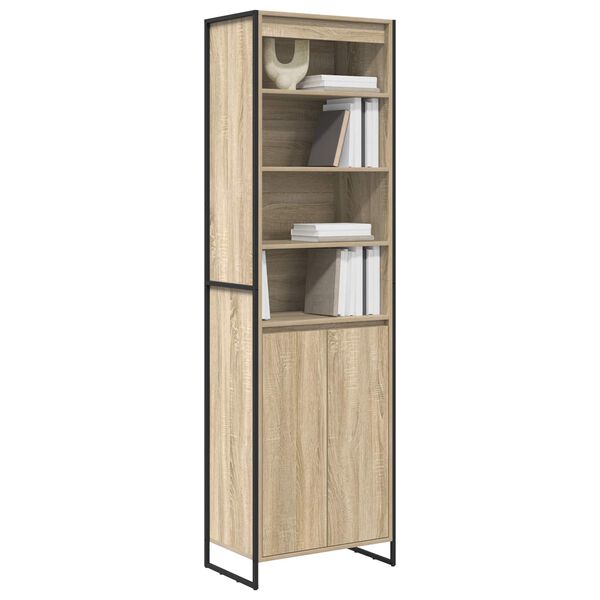 vidaXL Hoge Kasten 2 pcs Sonoma 60 x 36 x 300 cm Bewerkt hout