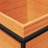 vidaXL Plantenbak 40x40x50 cm massief grenenhout wasbruin