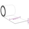 vidaXL Deurgordijn 200x1,6 mm 25 m PVC rood
